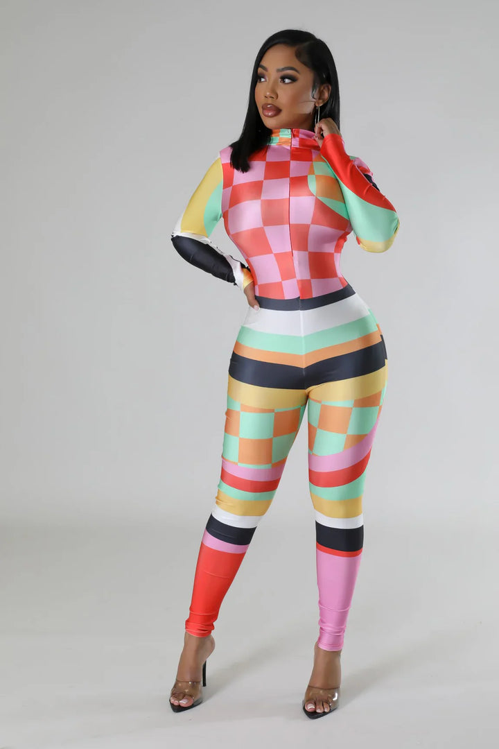 Multi Colored Jumpsuit