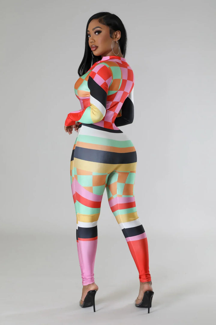Multi Colored Jumpsuit