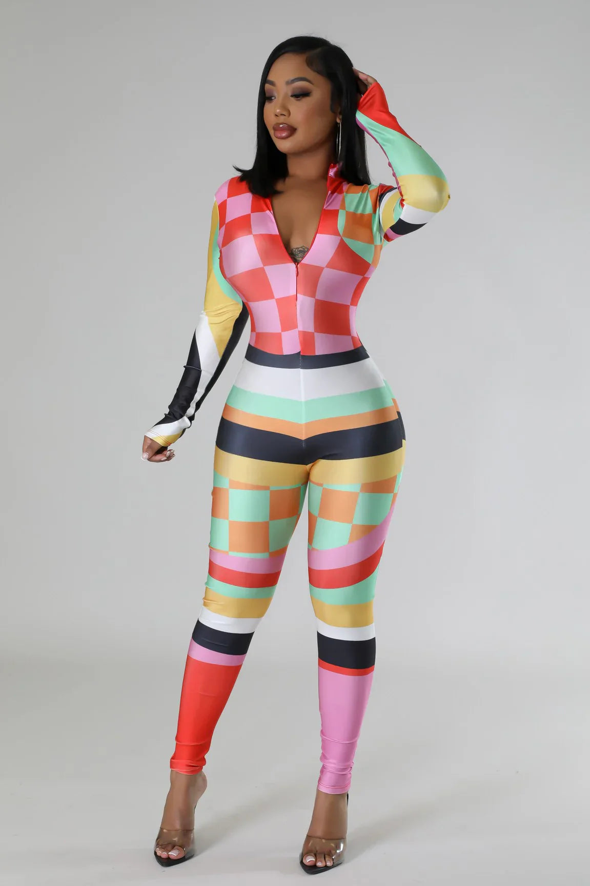 Multi Colored Jumpsuit