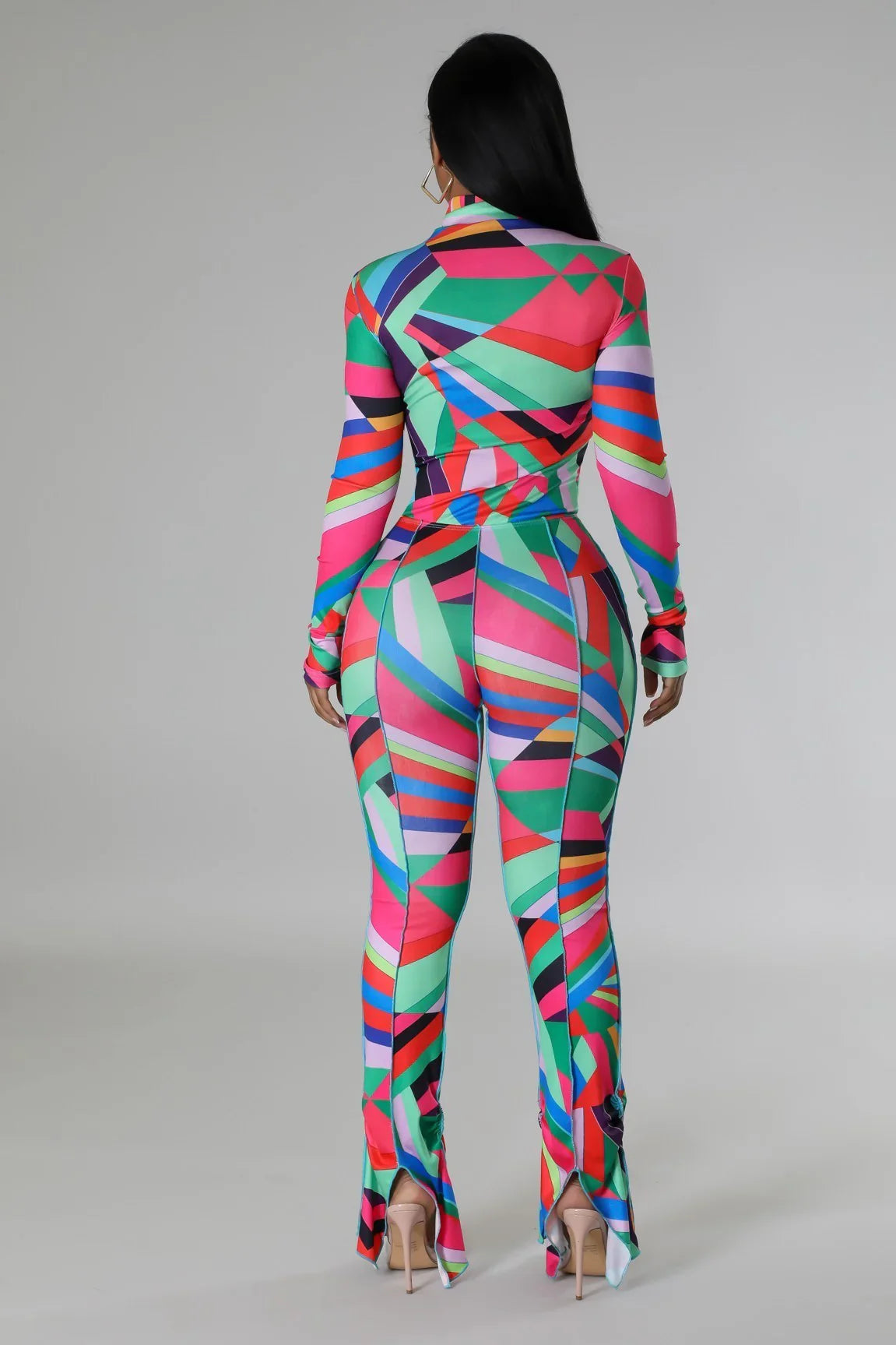 Multi Print Two Piece Set