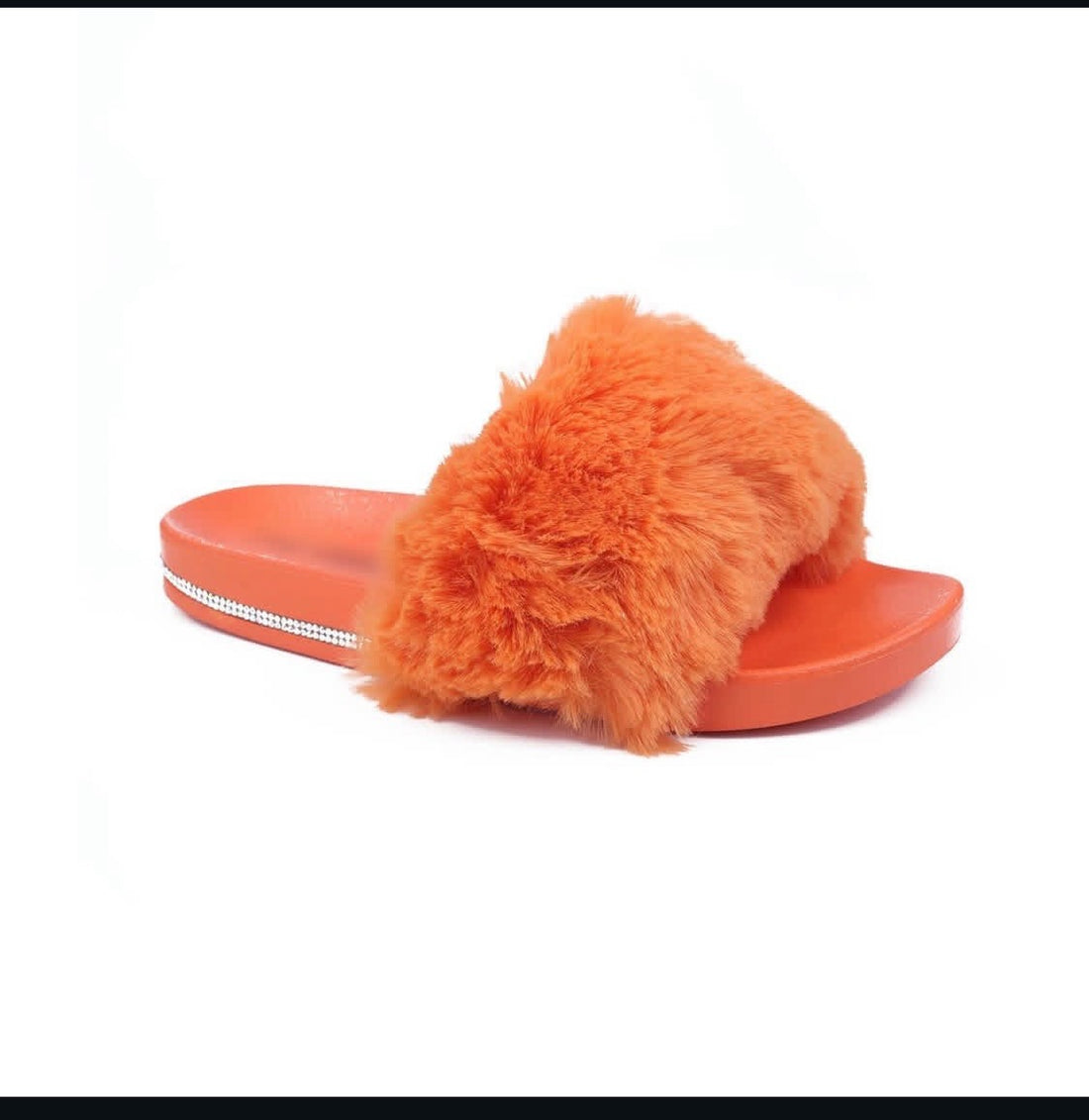 Velvet - Pink Furry Slide