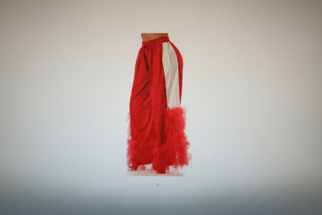 pants ruffle joggers