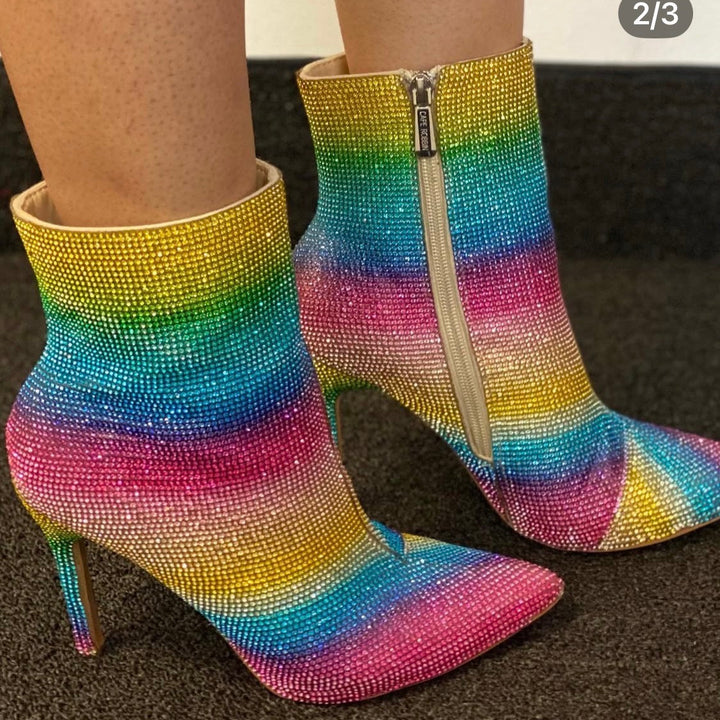 Irresistible-Multi- Color Sequin bootie