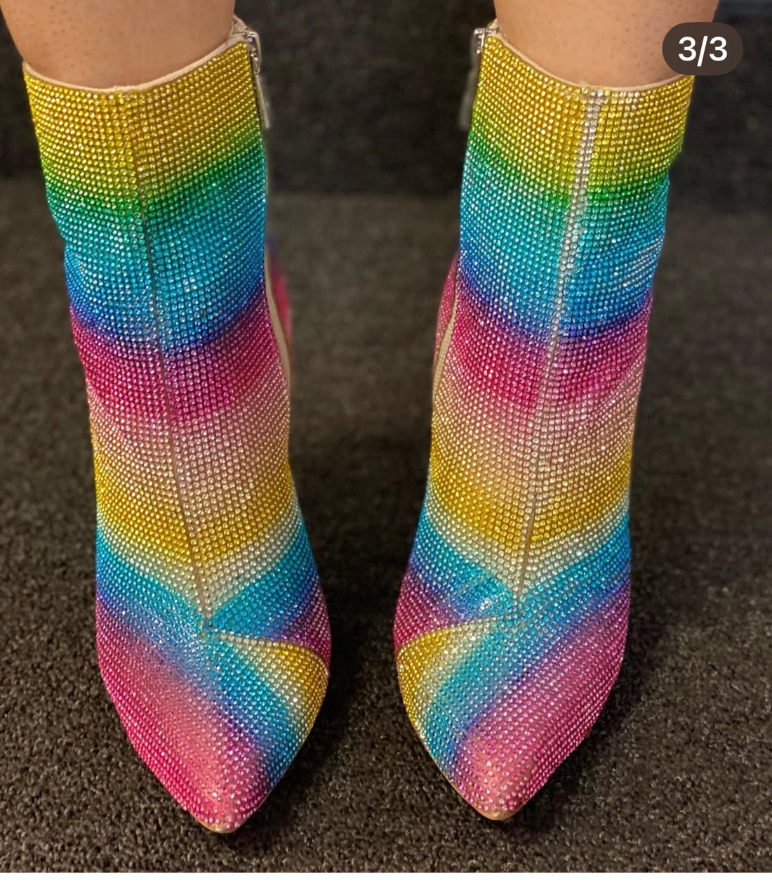 Irresistible-Multi- Color Sequin bootie